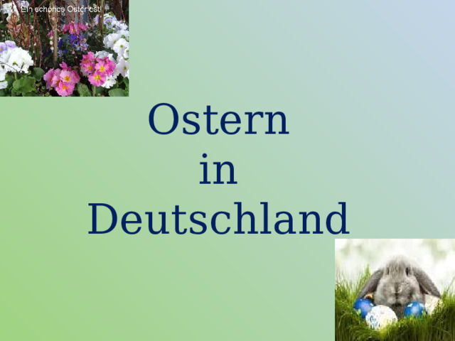 Ostern  in  Deutschland 