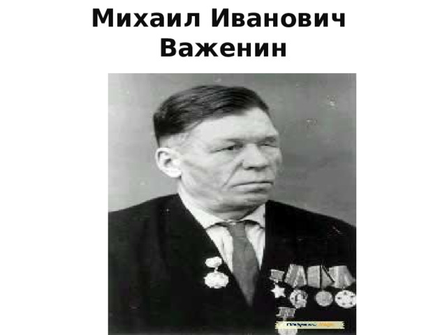 Михаил Иванович  Важенин 