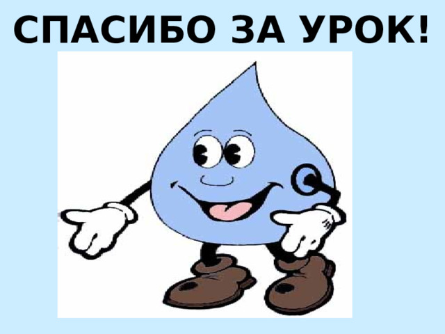 СПАСИБО ЗА УРОК! 