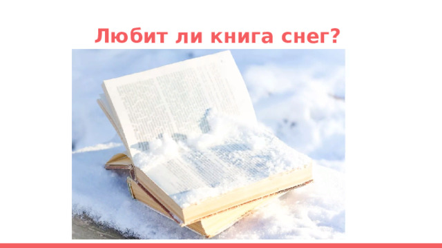 Любит ли книга снег?   