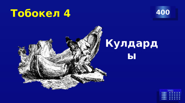 Тобокел 4 400 Кулдарды 