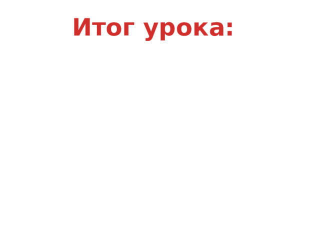 Итог урока: 1. С какой буквой русского алфавита сегодня познакомились? 2. Какие звуки она обозначает? 3. Дайте характеристику звукам [в], [в’] . 4. В каких случаях будет писаться заглавная буква В? 