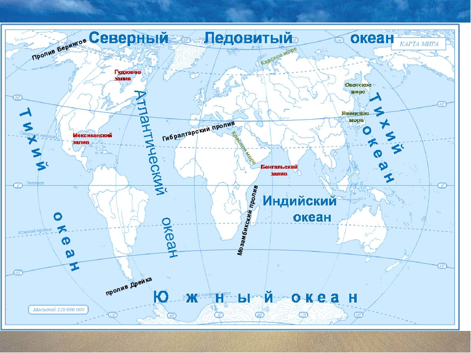 Контурная карта россии океаны. Моря океаны заливы проливы на карте. Океаны моря заливы проливы на контурной карте. Карта Тихого океана с морями заливами и проливами. Границы океанов на контурной карте.