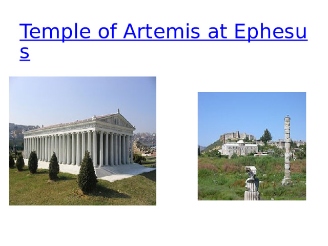 Temple of Artemis at Ephesus 