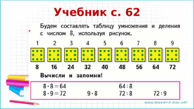 Учебник с. 62 