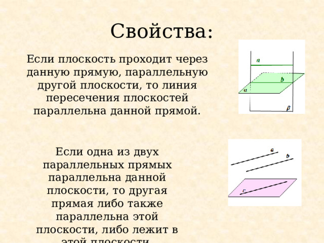 Презентация к занятию "Взаимное расположение прямых и плоскостей в ...