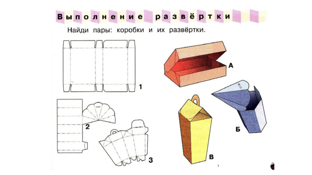 Изготовление объемных изделий из разверток 3 класс презентация