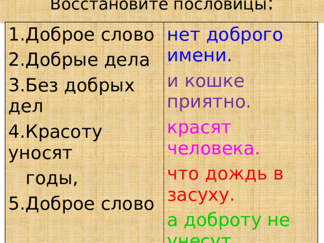 «Чтобы поверить в добро, надо его делать.»   Л.Н. Толстой 