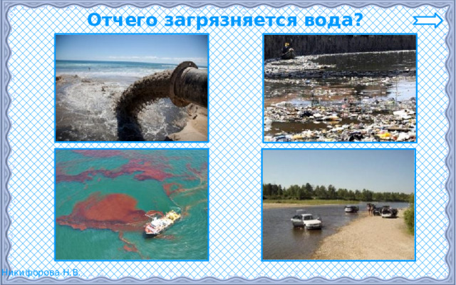 Отчего загрязняется вода? 