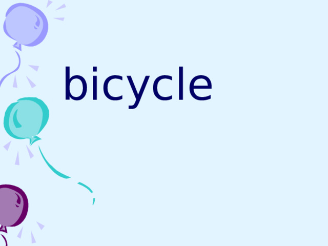  bicycle 