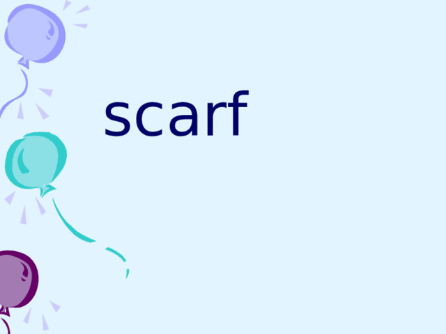  scarf 