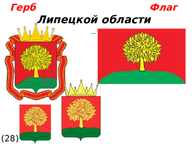  Герб  Флаг  Липецкой области  (28) 28 