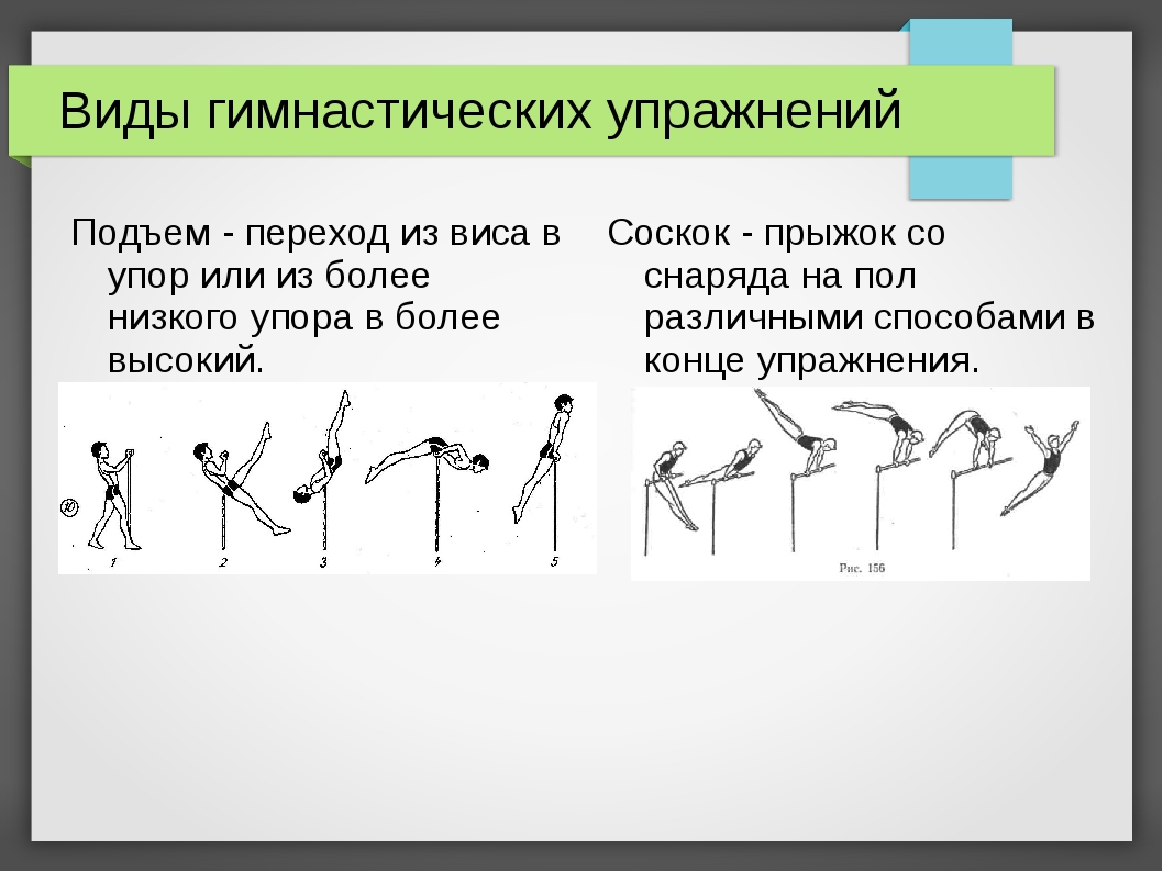 Виды гимнастических упражнений. Виды упражнений в гимнастике. Виды подъёмов в гимнастике. Названия гимнастических упражнений в гимнастике.