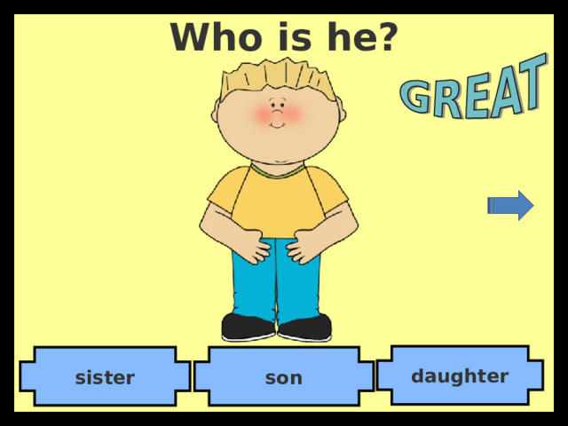 Who is he? daughter sister son 