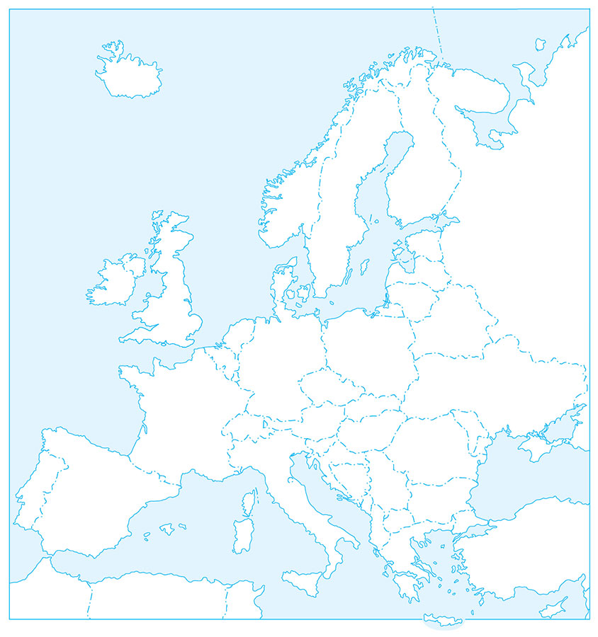 Карта зарубежной европы 10 класс. Контурная карта зарубежная Европа 11 класс. Карта зарубежной Европы пустая. Карта Европы контур. Политическая контурная карта зарубежной Европы.
