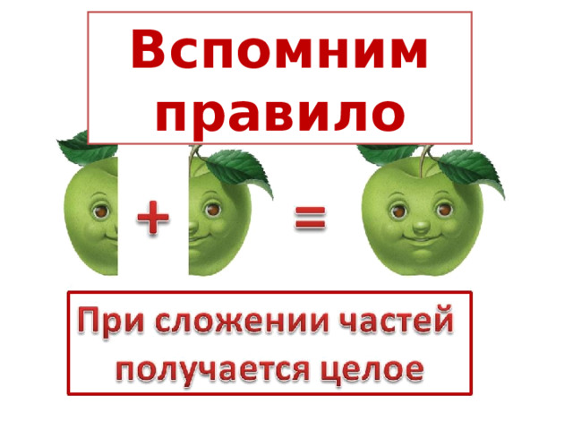 Вспомним правило 