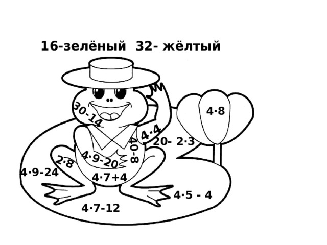 4·4 2·8 40-8 4·9-20 30-14 16-зелёный 32- жёлтый 4·8 20- 2·3 4·9-24 4·7+4 4·5 - 4 4·7-12 
