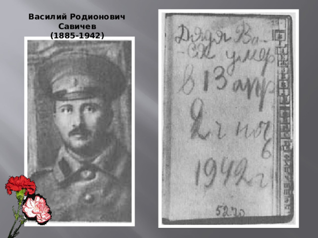 Василий Родионович Савичев (1885-1942) 