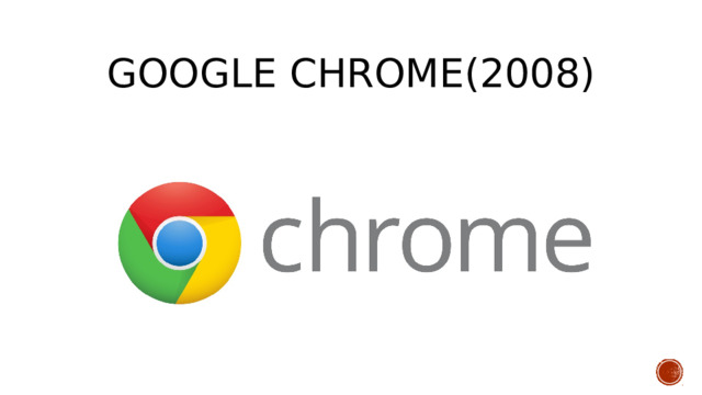 google chrome(2008) 