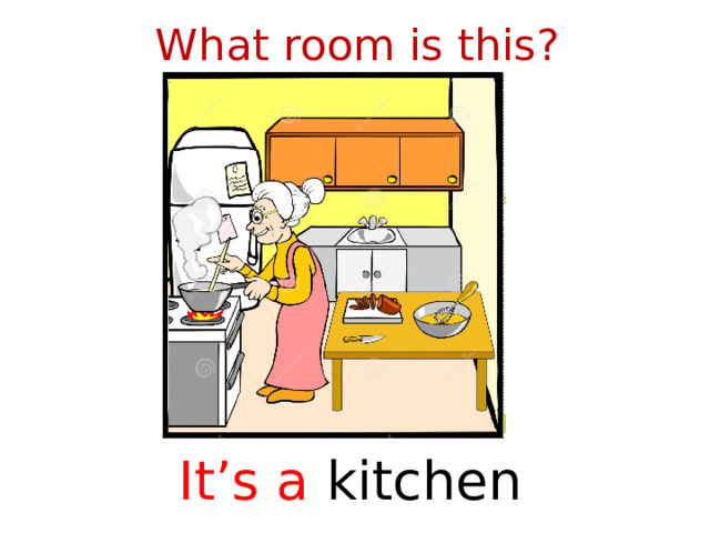 What room is this? It’s a kitchen  