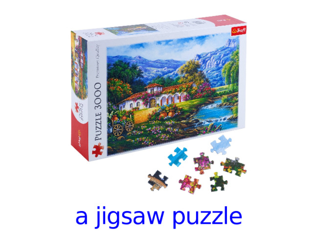 a jigsaw puzzle  