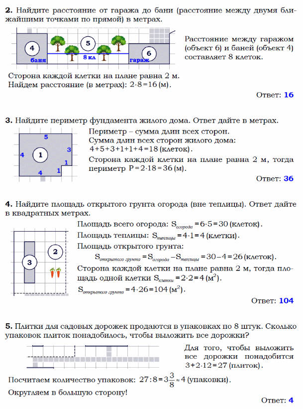 Найдите периметр фундамента жилого дома огэ