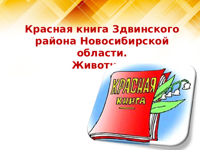 Красная книга Здвинского района Новосибирской области.  Животные 