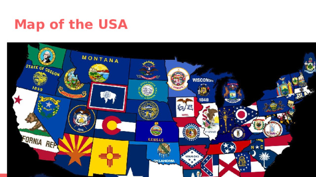 Map of the USA 