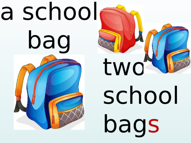 a school bag two school bag s  