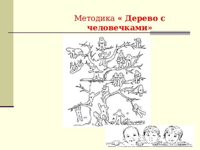 Методика « Дерево с человечками» 