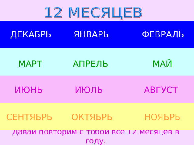 Презентация "12 месяцев"