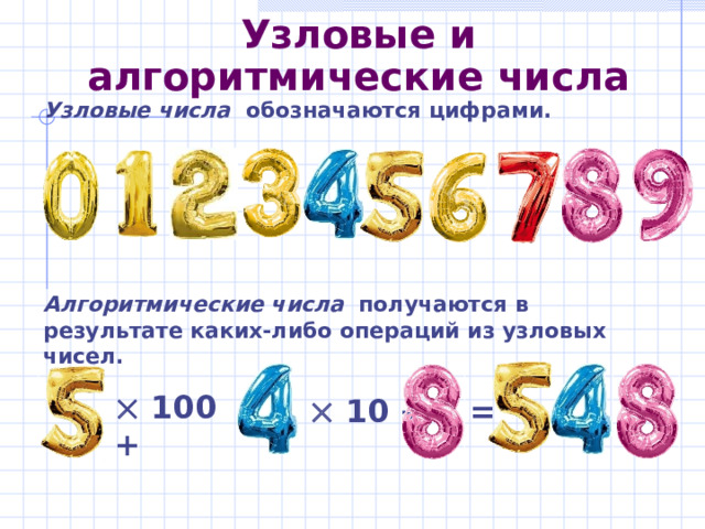 «ЛОМАЕМ» голову  Прочитайте стихотворение А.Н.Старикова:   Ей было 1100 лет, Она в 101-й класс ходила, В портфеле по 100 книг носила - Все это правда, а не бред. Когда, пыля десятком ног, Она шагала по дороге, За ней всегда бежал щенок С одним хвостом, зато 100-ногий . Она ловила каждый звук Своими 10-ю ушами, И 10 загорелых рук Портфель и поводок держали. И 10 т емно-синих глаз Рассматривали мир привычно… Но станет все совсем обычным, Когда поймете наш рассказ.   