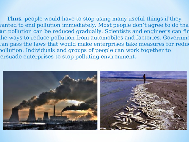 Pollution presentation