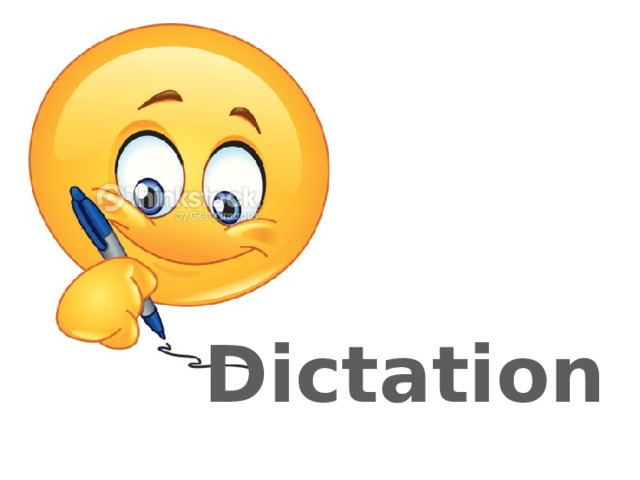 Dictation 