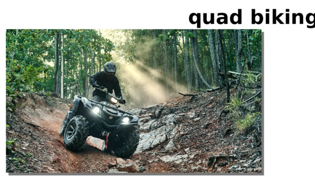 quad biking 