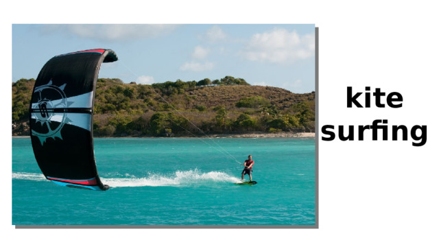 kite surfing 