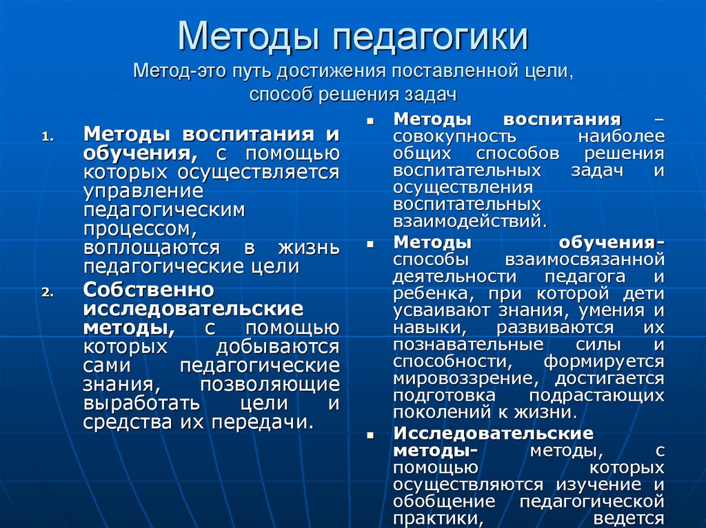 Методы педагогики. Педагогические методы кратко. Методология дошкольной педагогики. Методы общей педагогики.