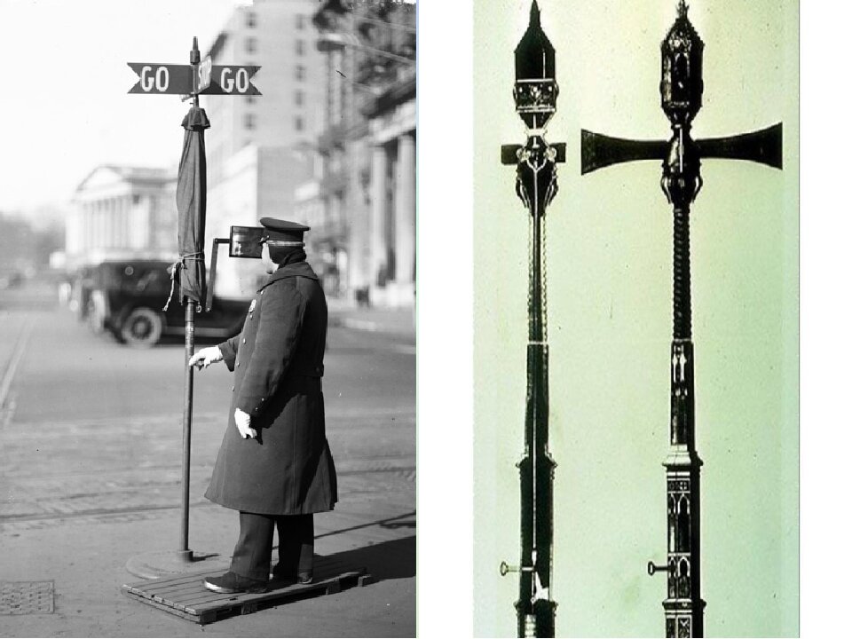 Дж п т. Первый семафор в Лондоне 1868. Первый светофор в Лондоне в 1868 году. Джон пик Найт первый светофор. Первый в мире светофор 1868 года.