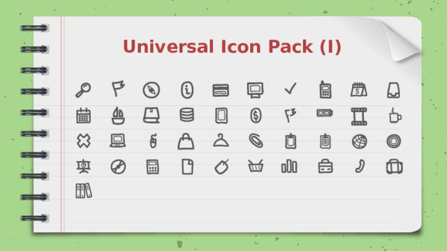 Universal Icon Pack (I) 