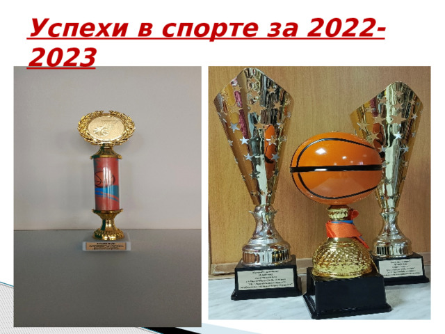 Успехи в спорте за 2022-2023 