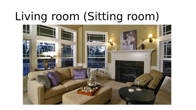 Living room (Sitting room) 