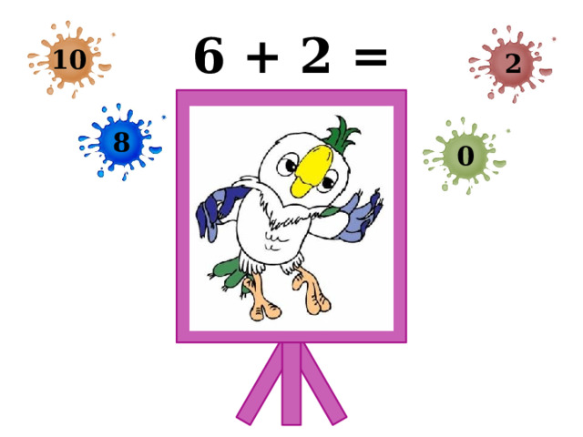 6 + 2 = 10 2 8 0 