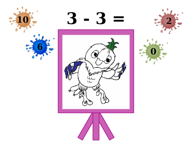 3 - 3 = 10 2 6 0 