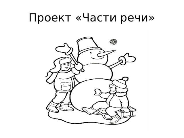 Проект «Части речи» 