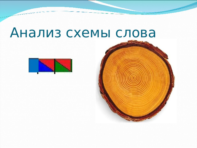 Анализ схемы слова 