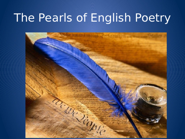 The Pearls of English Poetry 