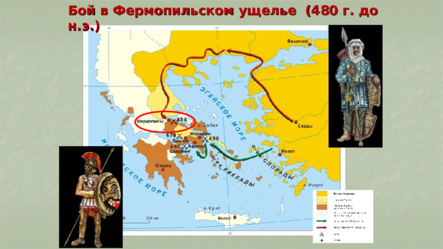 Бой в Фермопильском ущелье (480 г. до н.э.) 
