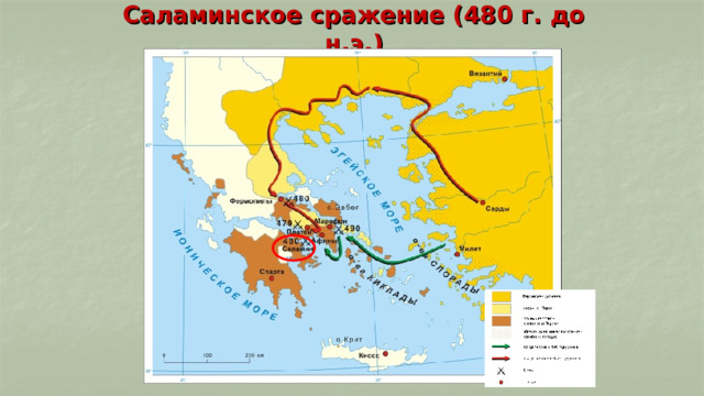 Саламинское сражение (480 г. до н.э.) 