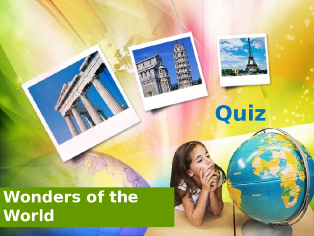 Quiz Wonders of the World 