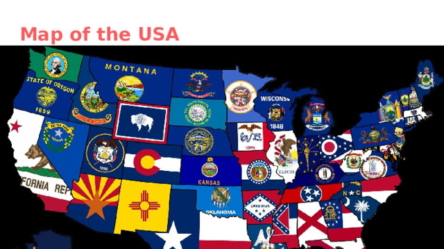 Map of the USA 